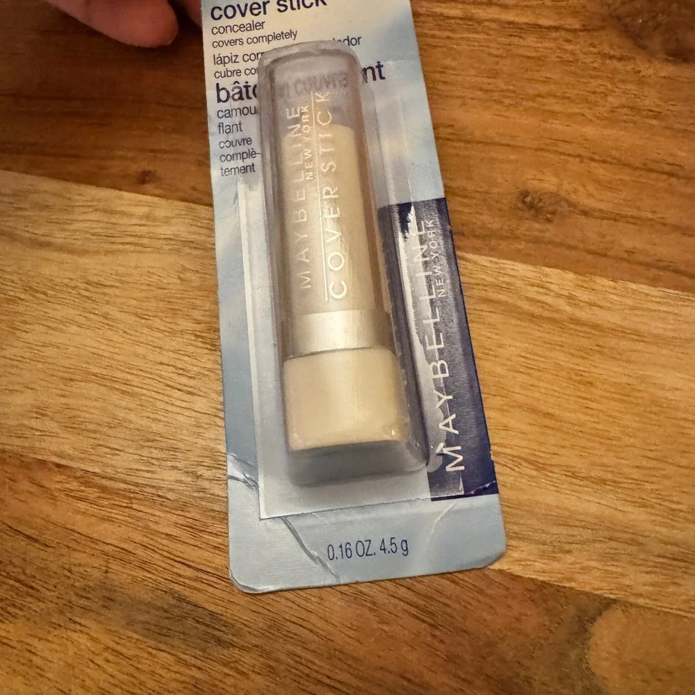 VTG Maybelline Cover Stick 199 White Blanc Corrector Concealer Rare Discontinued